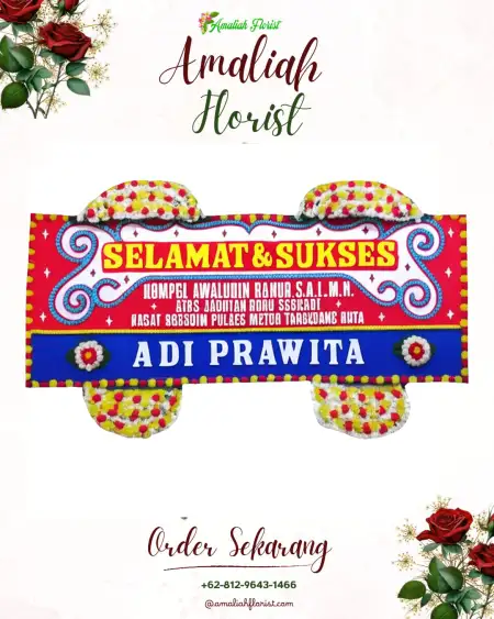Papan Bunga Ucapan Selamat Kudikan